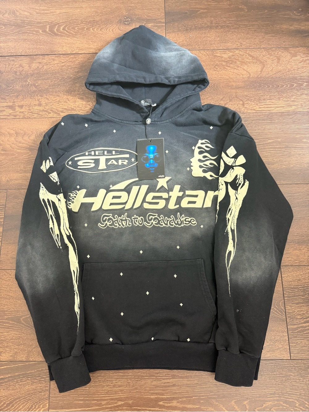 Hellstar Black Graphic Hoodie - Hellstar Brand